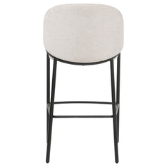 Chadwick Fabric Upholstered Bar Chair Beige (Set of 2)