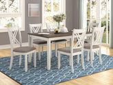 Best Furniture Outlet - Coaster - Fortress 7-piece Rectangular Dining Set Vintage Vanilla - 190721
