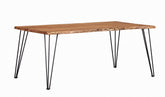 Best Furniture Outlet - Coaster - Sherman 71-inch Live Edge Dining Table Natural Acacia - 190911