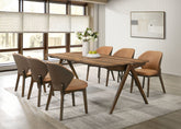 Best Furniture Outlet - Coaster - Randolph 7-piece Smart Top Rectangular Dining Set Sheesham and Brown - 192521-S7
