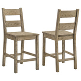 Best Furniture Outlet - Coaster - Cardova Counter Height Dining Chair Vineyard Oak (Set of 2) - 192929