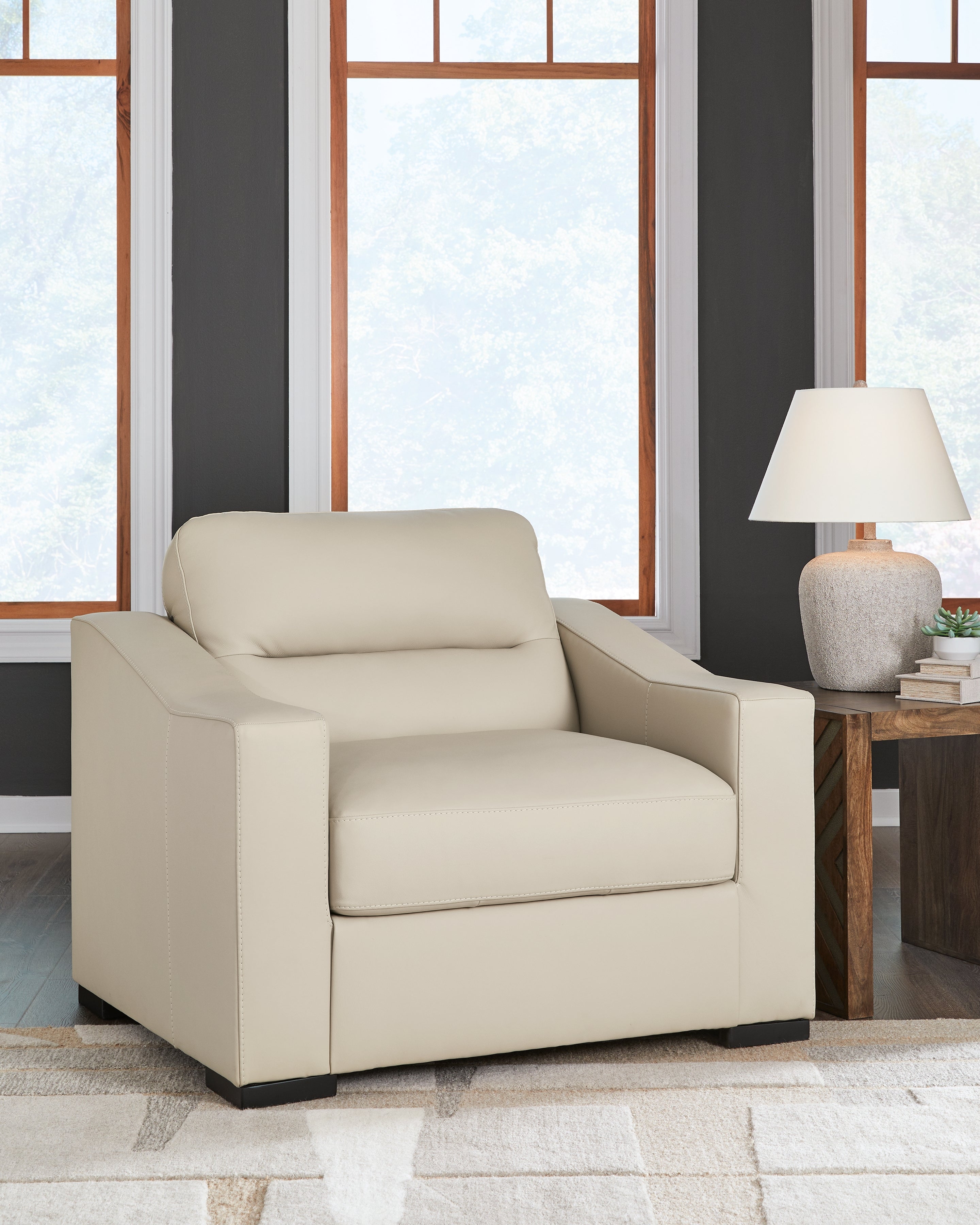Best Furniture Outlet - Ashley Furniture - Treasure Trove Living Room - Chair and a Half / Almond - 1930423
