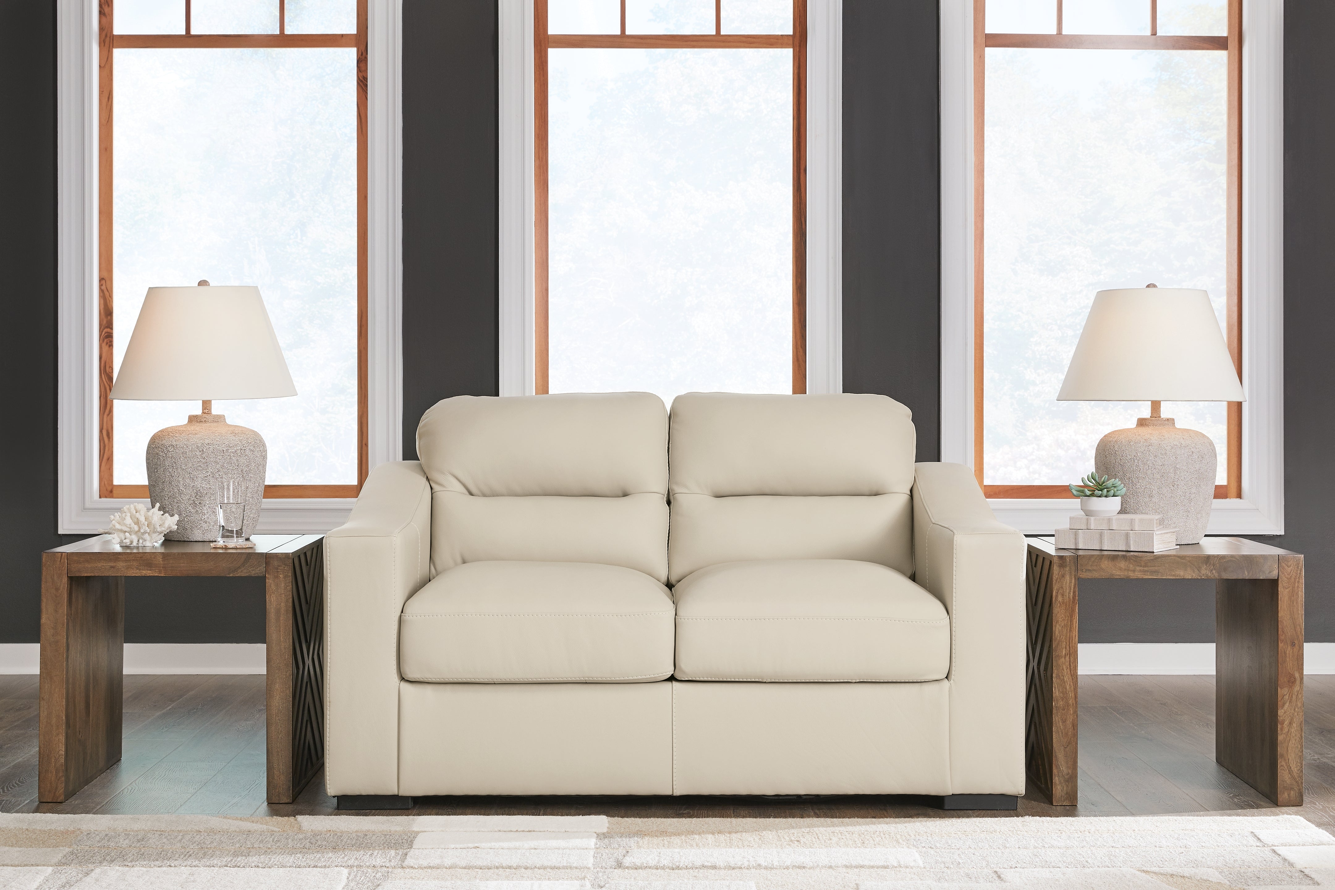 Best Furniture Outlet - Ashley Furniture - Treasure Trove Living Room - Loveseat / Almond - 1930435