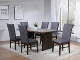 Best Furniture Outlet - Coaster - Sherwood 7-piece Rectangular Dining Table Set Brown - 193591-S7