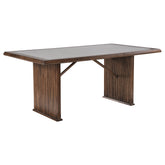 Best Furniture Outlet - Coaster - Sherwood 72-inch Rectangular Dining Table Brown - 193591