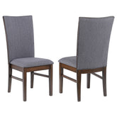 Best Furniture Outlet - Coaster - Sherwood Upholstered Dining Side Chair Grey (Set of 2) - 193592