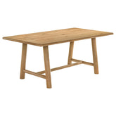 Best Furniture Outlet - Coaster - Duncan 71-inch Rectangular Wood Dining Room Table Washed Oak - 193651