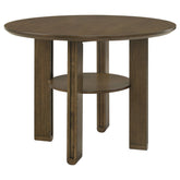 Best Furniture Outlet - Coaster - Ottowa 47-inch Round Counter Height Dining Table Brown - 193668