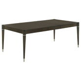 Best Furniture Outlet - Coaster - Reseda 81-inch Extension Leaf Dining Table Ash Brown - 193671