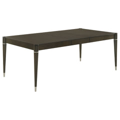 Best Furniture Outlet - Coaster - Reseda 81-inch Extension Leaf Dining Table Ash Brown - 193671