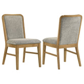 Best Furniture Outlet - Coaster - Croyden Dining Side Chair Weathered Natural (Set of 2) - 193732