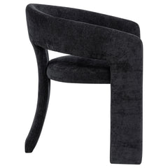 Carlow Upholstered Dining Arm Chair Black (Set of 2)