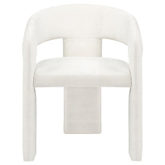 Carlow Upholstered Dining Arm Chair White (Set of 2)