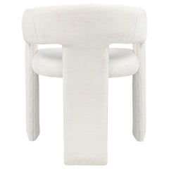 Carlow Upholstered Dining Arm Chair White (Set of 2)