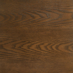 Franklin 54-inch Round Wood Pedestal Base Dining Table Dark Brown