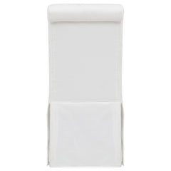 Shawna Upholstered Skirted Side Chair White (Set of 2)