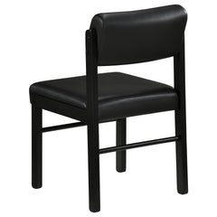 Hamlyn 5-piece Round Wood Dining Set Black