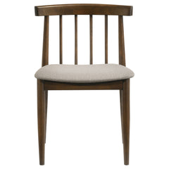 Hamlyn 5-piece Round Wood Dining Set Wheat and Walnut