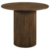 Best Furniture Outlet - Coaster - Hamlyn 43-inch Round Wood Counter Height Dining Table Walnut - 193938WAL