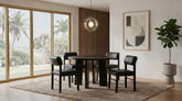 Best Furniture Outlet - Coaster - Strouse 5-piece Dining Set Black - 193940BLK-S5C