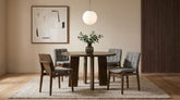 Best Furniture Outlet - Coaster - Strouse 5-piece Dining Set Grey and Walnut - 193940WAL-S5E