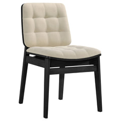 Decker 7-piece 82-inch Rectangular Dining Set Cream and Black