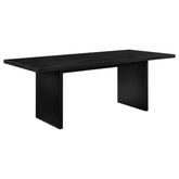 Best Furniture Outlet - Coaster - Decker 82-inch Rectangular Wood Dining Table Black - 193951BLK