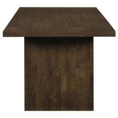 Decker 7-piece 82-inch Rectangular Dining Set Wheat and Walnut