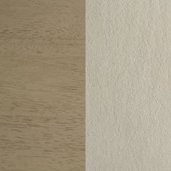 Redbridge Upholstered Side Chair Cream and Natural Oak (Set of 2)