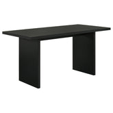 Best Furniture Outlet - Coaster - Decker 70-inch Rectangular Wood Counter Height Dining Table Black - 193958BLK