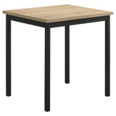Best Furniture Outlet - Coaster - Garza Space Saving Rectangular Dining Table Greige Oak - 193980