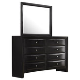 Best Furniture Outlet - Coaster - Briana 8-drawer Dresser with Mirror Black - 200703M