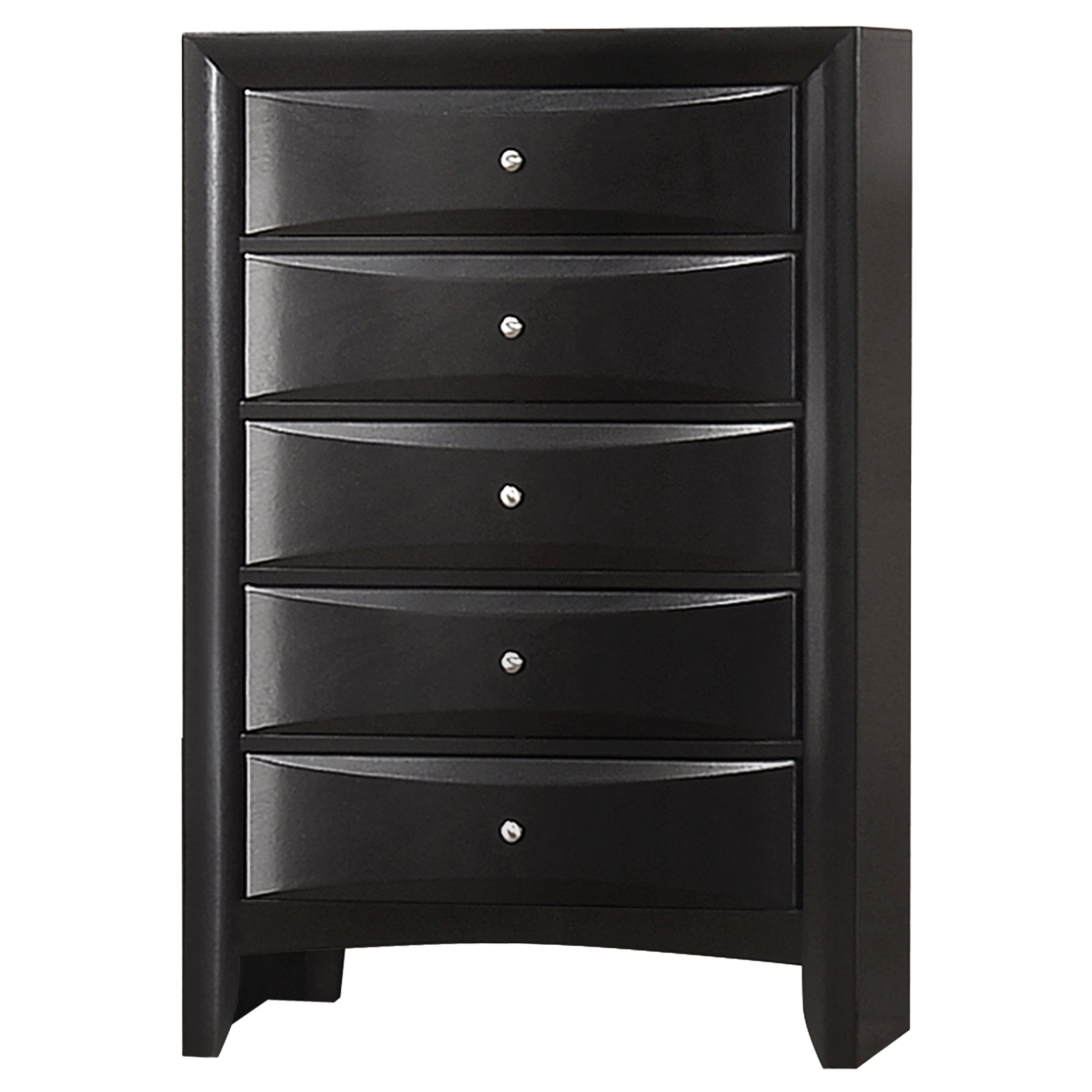 Best Furniture Outlet - Coaster - Briana 5-drawer Bedroom Chest Black - 200705