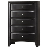 Best Furniture Outlet - Coaster - Briana 5-drawer Bedroom Chest Black - 200705