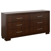 Best Furniture Outlet - Coaster - Jessica 6-drawer Dresser Cappuccino - 200713