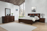 Best Furniture Outlet - Coaster - Jessica 4-piece California King Bedroom Set Cappuccino - 200719KW-S4