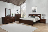 Best Furniture Outlet - Coaster - Jessica 5-piece California King Bedroom Set Cappuccino - 200719KW-S5