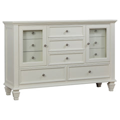 Best Furniture Outlet - Coaster - Sandy Beach 11-drawer Dresser Cream White - 201303