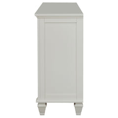 Sandy Beach 11-drawer Dresser Cream White
