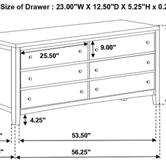 Carlton 5-piece Eastern King Bedroom Set Cappuccino