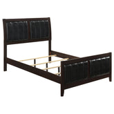 Best Furniture Outlet - Coaster - Carlton Wood California King Panel Bed Cappuccino - 202091KW