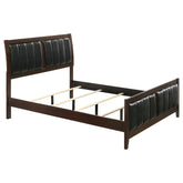 Best Furniture Outlet - Coaster - Carlton Wood Queen Panel Bed Cappuccino - 202091Q