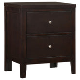 Best Furniture Outlet - Coaster - Carlton 2-drawer Nightstand Cappuccino - 202092