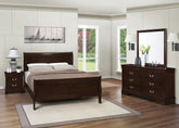 Best Furniture Outlet - Coaster - Louis Philippe 4-piece Eastern King Bedroom Set Cappuccino - 202411KE-S4