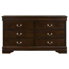 Louis Philippe 5-piece Eastern King Bedroom Set Cappuccino