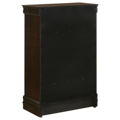 Louis Philippe 5-piece Eastern King Bedroom Set Cappuccino