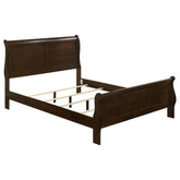 Best Furniture Outlet - Coaster - Louis Philippe Wood Queen Sleigh Bed Cappuccino - 202411Q