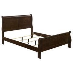 Best Furniture Outlet - Coaster - Louis Philippe Wood Queen Sleigh Bed Cappuccino - 202411Q