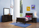 Best Furniture Outlet - Coaster - Louis Philippe 4-piece Twin Bedroom Set Cappuccino - 202411T-S4