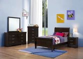 Best Furniture Outlet - Coaster - Louis Philippe 5-piece Twin Bedroom Set Cappuccino - 202411T-S5